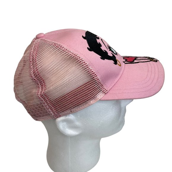 Bio-Domes Rare Betty Boop Pink Embroidered Salesman Sample Snapback Hat - Picture 4 of 10